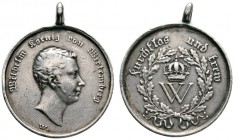 Altdeutsche Münzen und Medaillen 
 Württemberg 
 Wilhelm I. 1816-1864 
 Tragbare, silberne Zivilverdienstmedaille o.J. (verliehen von ca. 1829-1840...