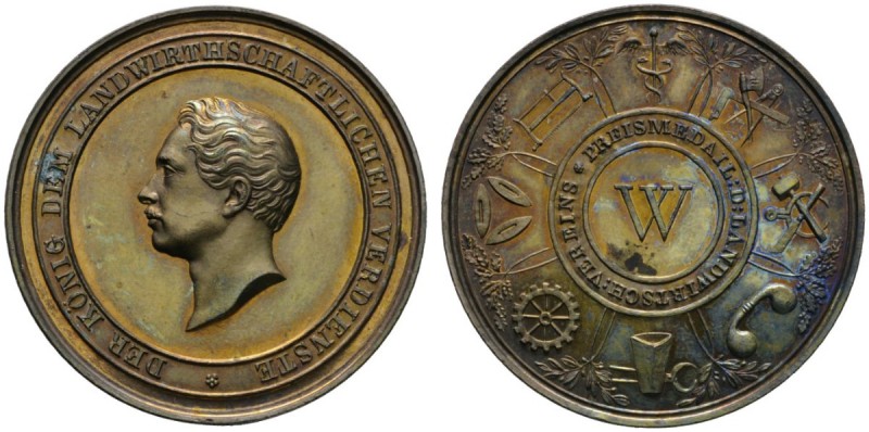 Altdeutsche Münzen und Medaillen 
 Württemberg 
 Wilhelm I. 1816-1864 
 Vergo...
