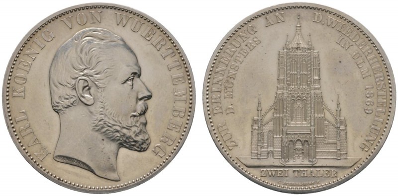 Altdeutsche Münzen und Medaillen 
 Württemberg 
 Karl 1864-1891 
 &quot;Doppe...
