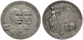 Altdeutsche Münzen und Medaillen 
 Württemberg 
 Wilhelm II. 1891-1918 
 Mattierte Silbermedaille 1901 von Mayer und Wilhelm, auf das 400-jährige B...
