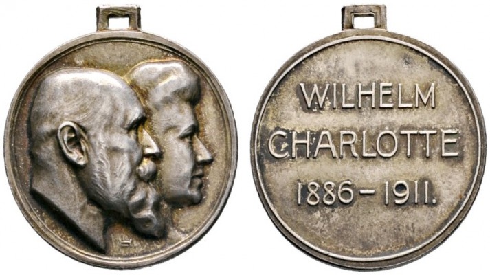 Altdeutsche Münzen und Medaillen 
 Württemberg 
 Wilhelm II. 1891-1918 
 Trag...