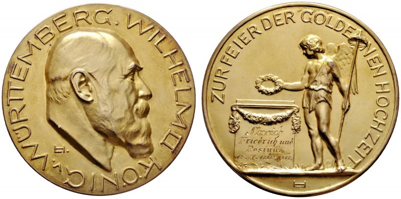 Altdeutsche Münzen und Medaillen 
 Württemberg 
 Wilhelm II. 1891-1918 
 Verg...