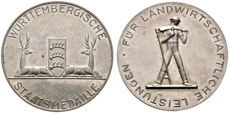 Altdeutsche Münzen und Medaillen 
 Württemberg 
 Freistaat 1919-1933 
 Silber...