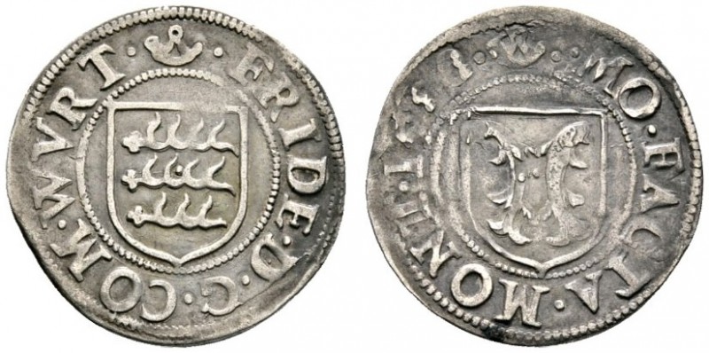 Altdeutsche Münzen und Medaillen 
 Württemberg-Mömpelgard 
 Friedrich 1581-160...