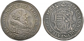 Altdeutsche Münzen und Medaillen 
 Württemberg-Mömpelgard 
 Ludwig Friedrich 1608-1628 
 Taler 1623 (aus 1622 im Stempel geändert) -Mömpelgard-. St...