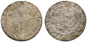 Altdeutsche Münzen und Medaillen 
 Württemberg-Mömpelgard 
 Ludwig Friedrich 1608-1628 
 12 Kreuzer 1624 -Mömpelgard-. Die drei Schilde von Württem...