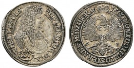 Altdeutsche Münzen und Medaillen 
 Württemberg-Öls 
 Sylvius Friedrich 1664-1697 
 15 Kreuzer 1675 -Öls-. Raff 27.1 var. (CO:MONT.), Ebner 24 (unge...
