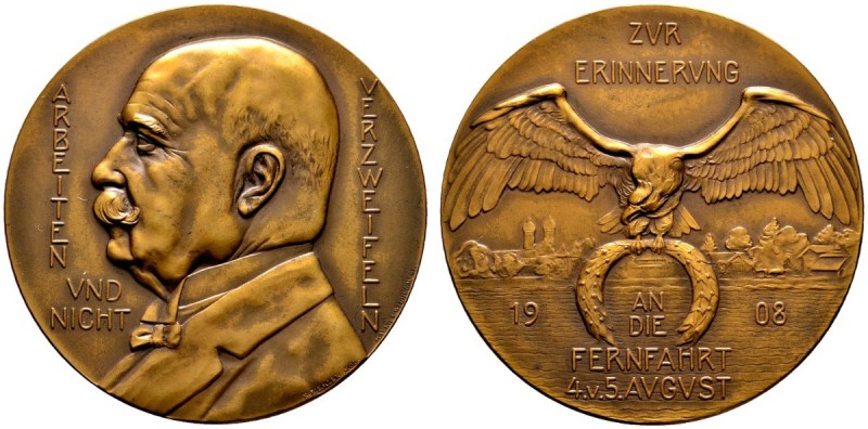 Thematische Medaillen 
 Luftfahrt 
 Bronzemedaille 1908 von Mayer und Wilhelm,...