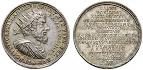 Thematische Medaillen 
 Medailleure. Christian Wermuth (1661-1739) 
 Silberne Suitenmedaille o.J. auf den römischen Kaiser Postumus (258-267). Desse...
