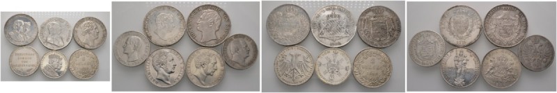 Lots altdeutscher Münzen und Medaillen 
 38 Stücke: Großsilbermünzen aus der Sc...