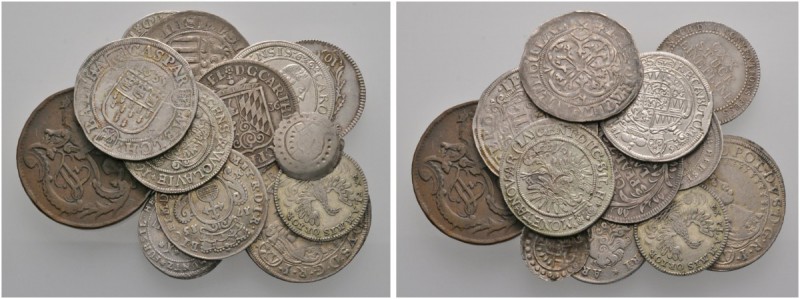Lots altdeutscher Münzen und Medaillen 
 Ca. 340 Stücke: Kleine Sammlung zumeis...