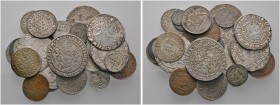 Lots altdeutscher Münzen und Medaillen 
 Ca. 35 Stücke: zumeist Kleinmünzen von BRANDENBURG-Franken (ANSBACH und BAY­REUTH), 3 badische Kupfer-Gedenk...