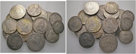 Lots altdeutscher Münzen und Medaillen 
 20 Stücke: BAYERN, Madonnentaler 1756, 1757, 1760, 1765, 1767, 1770, 1767A sowie Wappentaler 1758; BRAUNSCHW...