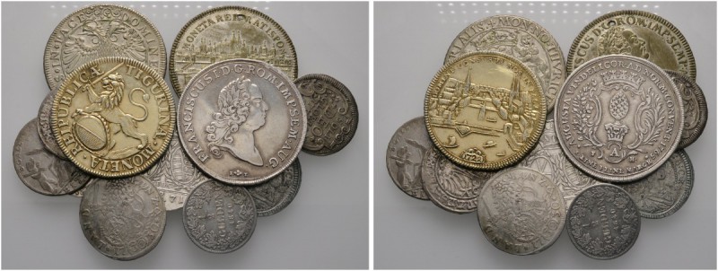Lots altdeutscher Münzen und Medaillen 
 14 Stücke: Kleinmünzen von Bayern, Bra...