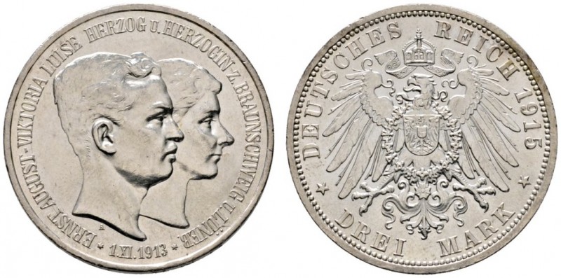 Deutsche Münzen und Medaillen ab 1871 
 Silbermünzen des Kaiserreiches 
 Braun...