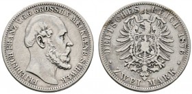 Deutsche Münzen und Medaillen ab 1871 
 Silbermünzen des Kaiserreiches 
 Lippe. Leopold IV. 1905-1918 
 Mecklenburg-Schwerin. Friedrich Franz II. 1...