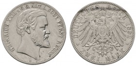Deutsche Münzen und Medaillen ab 1871 
 Silbermünzen des Kaiserreiches 
 Reuß-ältere Linie. Heinrich XXII. 1867-1902 
 2 Mark 1892 A. 25-jähriges R...