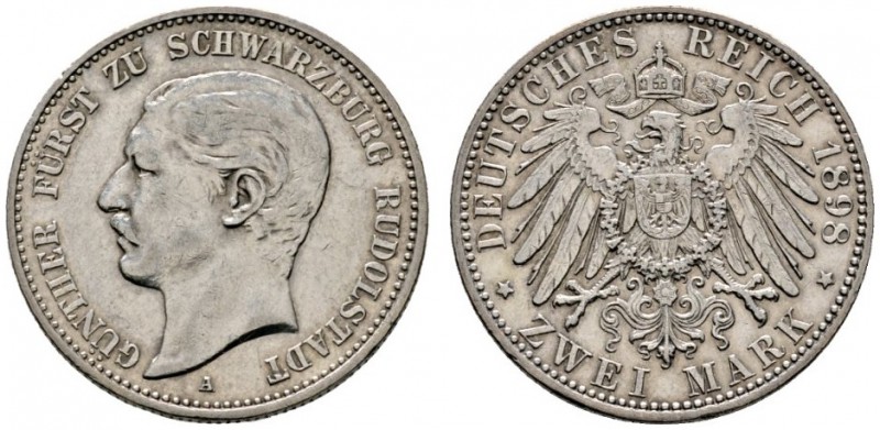Deutsche Münzen und Medaillen ab 1871 
 Silbermünzen des Kaiserreiches 
 Schwa...