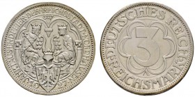 Deutsche Münzen und Medaillen ab 1871 
 Weimarer Republik 
 3 Reichsmark 1927 A. Nordhausen. J. 327. Polierte Platte