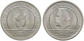 Deutsche Münzen und Medaillen ab 1871 
 Weimarer Republik 
 5 Reichsmark 1929 F. Schwurhand. J. 341. vorzüglich-prägefrisch