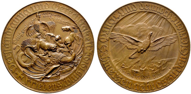 Deutsche Münzen und Medaillen ab 1871 
 Weimarer Republik 
 Bronzemedaille 191...