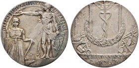 Deutsche Münzen und Medaillen ab 1871 
 Weimarer Republik 
 Mattierte, silberne Prämienmedaille o.J. (um 1920) von B.H. Mayer (unsigniert), des Verb...
