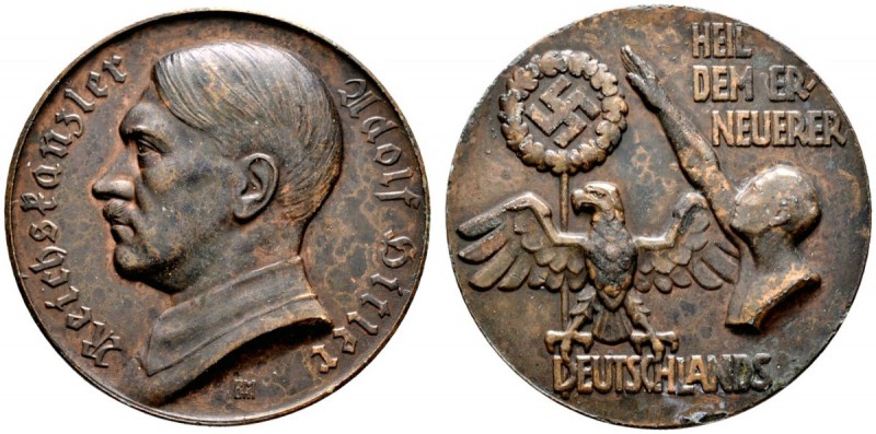 Deutsche Münzen und Medaillen ab 1871 
 Drittes Reich 
 Bronzemedaille o.J. vo...