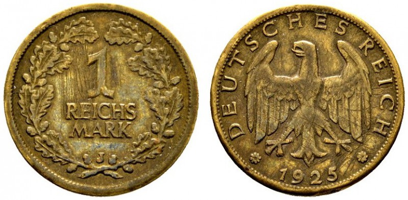Deutsche Münzen und Medaillen ab 1871 
 Münzproben des Deutschen Reiches 
 1 R...