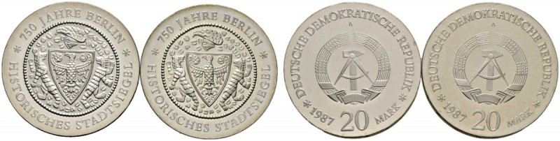 Deutsche Münzen und Medaillen ab 1871 
 Deutsche Demokratische Republik 
 2-tl...