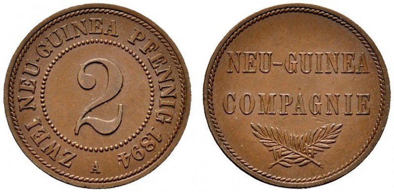 Deutsche Münzen und Medaillen ab 1871 
 Nebengebiete / Deutsch-Neuguinea 
 2 N...