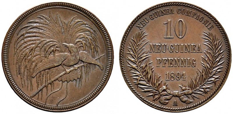 Deutsche Münzen und Medaillen ab 1871 
 Nebengebiete / Deutsch-Neuguinea 
 10 ...