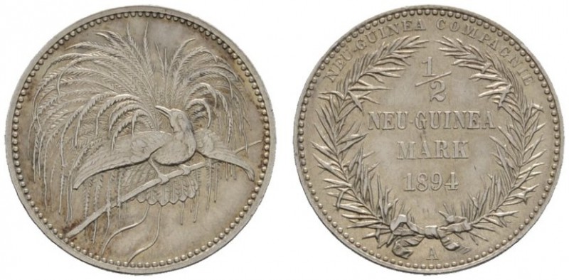 Deutsche Münzen und Medaillen ab 1871 
 Nebengebiete / Deutsch-Neuguinea 
 1/2...