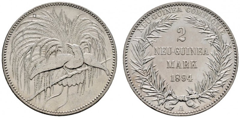 Deutsche Münzen und Medaillen ab 1871 
 Nebengebiete / Deutsch-Neuguinea 
 2 N...