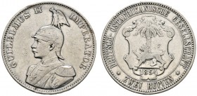 Deutsche Münzen und Medaillen ab 1871 
 Deutsch-Ostafrika 
 2 Rupien 1894. J. 714. besserer Jahrgang, sehr schön