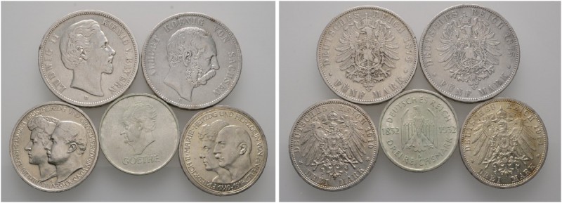 Deutsche Münzen und Medaillen ab 1871 
 Lots 
 Ca. 600 Stücke: Kaiserreich, We...