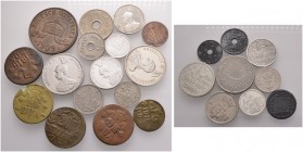 Deutsche Münzen und Medaillen ab 1871 
 Lots 
 Ca. 120 Stücke: Einige Kleinmünzen des Kaiserreiches sowie diverse Prägungen der deutschen NEBEN­GEBI...