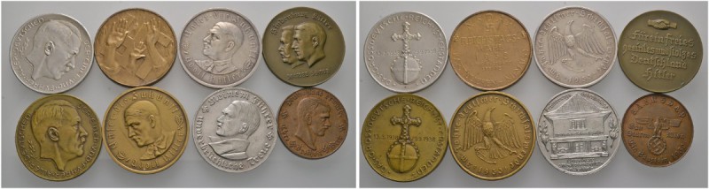 Deutsche Münzen und Medaillen ab 1871 
 Lots 
 8 Stücke: Medaillen DRITTES REI...