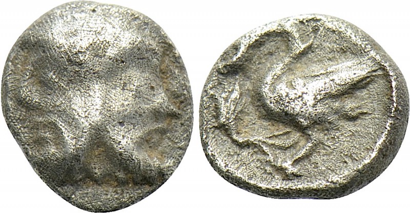 CILICIA. Mallos. Hemiobol (Late 5th-early 4th centuries BC). 

Obv: Bearded ja...