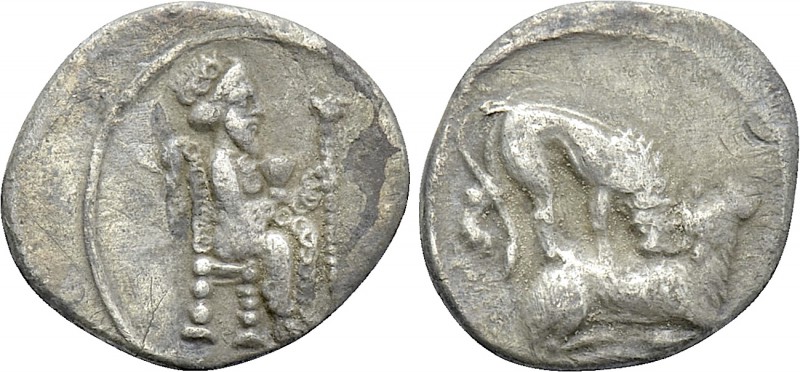 CILICIA. Tarsos. Mazaios (Satrap of Cilicia, 361/0-334 BC). Obol. 

Obv: Artax...