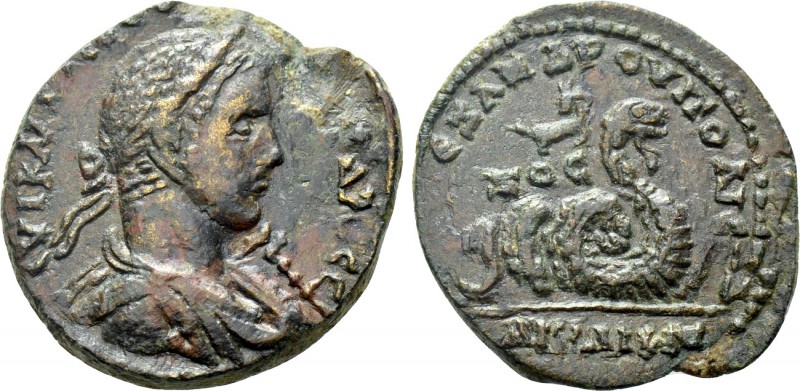 CILICIA. Aegeae. Severus Alexander (222-235). Ae. Dated CY 277 (230/1).

Obv: ...