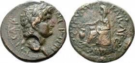 CILICIA. Anazarbus. Nero (54-68). Ae Hemiassarion. Dated CY 86 (67/8).