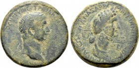 CILICIA. Anazarbus. Trajan with Marciana (98-117). Ae Diassarion. Dated CY 126 (107/8).