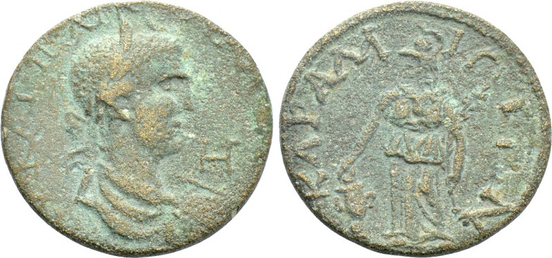 CILICIA. Carallia. Gallienus (253-268). Ae Octassarion. 

Obv: AVT KAI ΠO ΛΙK ...