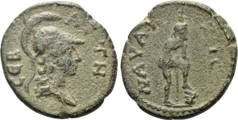 CILICIA. Elaeusa-Sebaste. Ae (1st century BC-1st century AD).

Obv: CЄBACTH.
...
