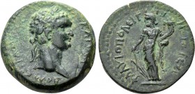 CILICIA. Flaviopolis. Domitian (81-96). Ae Hemiassarion. Dated CY 17 (89/90).