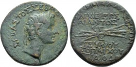 CILICIA. Olba. Tiberius (14-37). Ae. Ajax, high priest and toparch. Dated year 5 (AD 14/5).