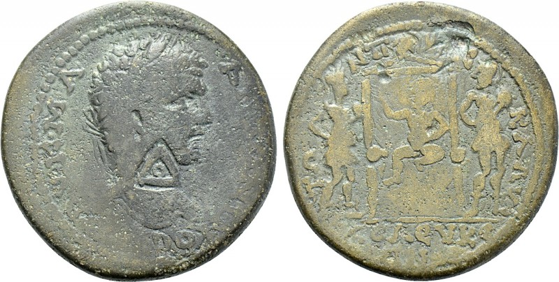 CILICIA. Seleucia ad Calycadnum. Caracalla (198-217). Ae.

Obv: AV K M A ANTΩN...