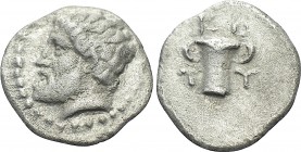 KINGS OF THRACE (Odrysian). Kotys I (Circa 383-359 BC). Trihemiobol. Kypsela.