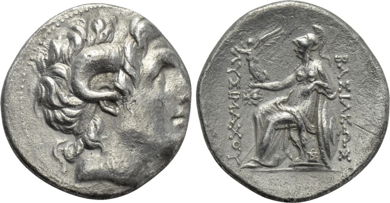 KINGS OF THRACE (Macedonian). Lysimachos (305-281 BC). Tetradrachm. Ephesos. 
...