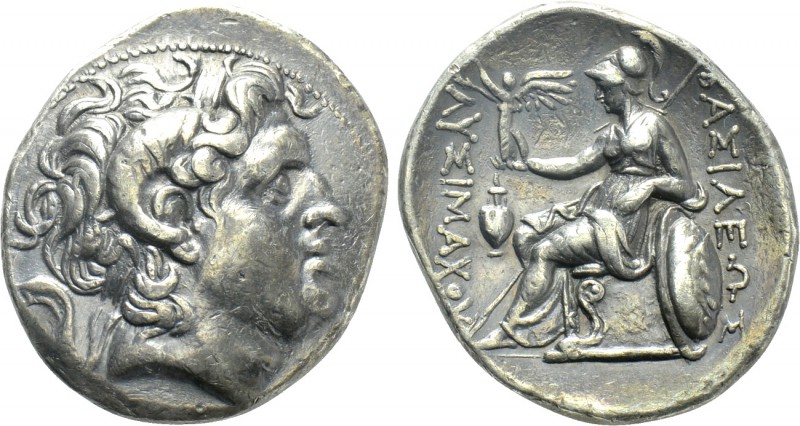 KINGS OF THRACE (Macedonian). Lysimachos (305-281 BC). Tetradrachm. Kyzikos. 
...